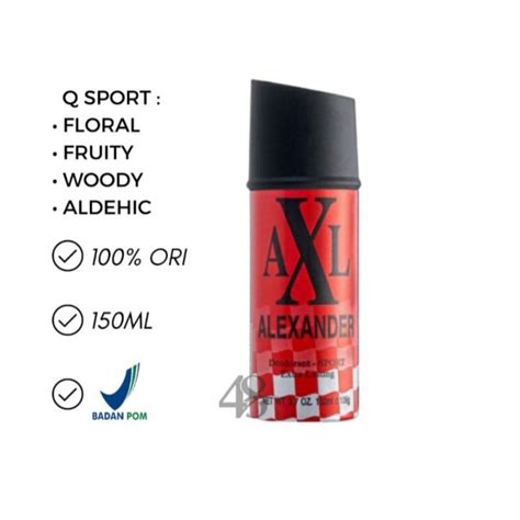 Jual Axl Alexander Body Spray Deodorant Ml Shopee Indonesia