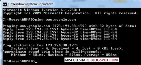 mengenal ping  fungsi ping aks full share