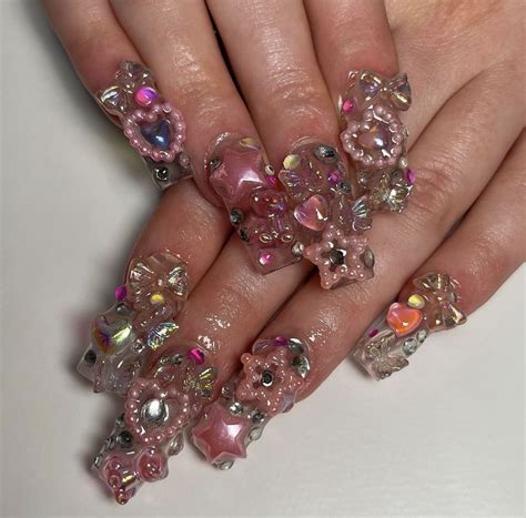 Pin By Lia Altar On Nails Nails Nails Swag Nails Funky Nails Junk Nails