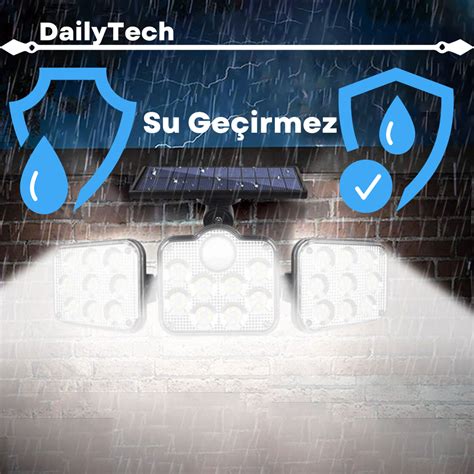 DailyTech Kumandalı Solar Güneş Enerjili Led Bahçe Aydınlatması 138