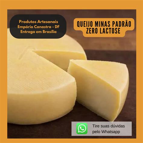 Queijo Minas Padrão Zero Lactose Emporio Canastra DF