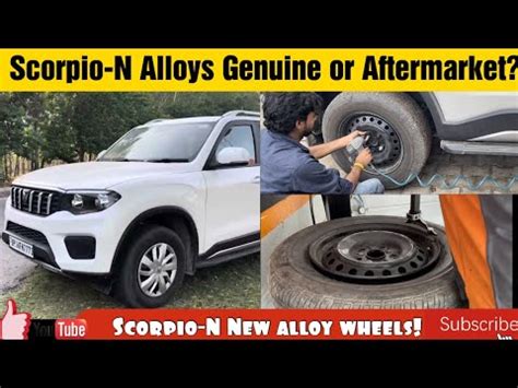 Scorpio N New Alloy Wheels Price Genuine Or Aftermarket