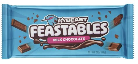 Feastables Beast Bar Crunch And Creamy Milk Bundle Chocolate Con Leche