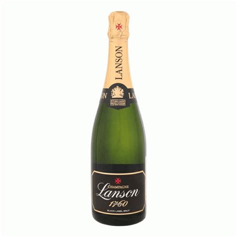 Шампанское Lanson Black label белое брют 12 5 0 75 л Франция купить