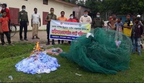 শালিখায় অবৈধ কারেন্ট জাল জব্দসহ ৪ ব্যবসায়ীকে জরিমানা। Magura News