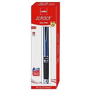 Cello Jotdot Ball Pen Pack Of Ink Blue Body Color Multiple