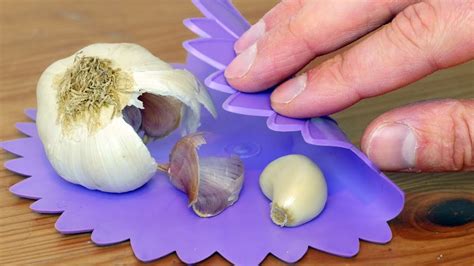 How To Peel Garlic In Seconds Cooking Life Hack Youtube