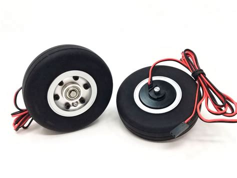 Колеса с электромагнитным тормозом для самолета JP Hobby Electric Brake ...