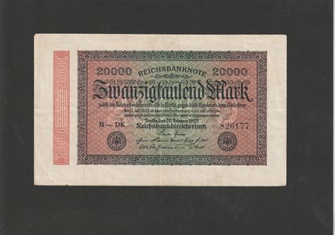 Reichsbanknote Mark Kaufen Auf Ricardo