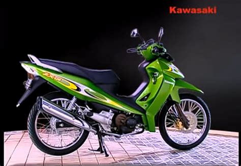 Kawasaki Zx130 Motor Bebek Unik Yang Memiliki Tangki Di Depan Kembali