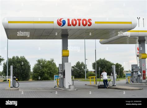 Poland lotos oil station hi-res stock photography and images - Alamy