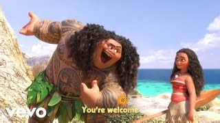 Dwayne Johnson - You're Welcome (From "Moana"/Sing-Along) Chords - ChordU