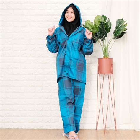 Jual Jas Hujan Motif Jas Hujan Pria Wanita Dewasa Anti Air Jas Hujan