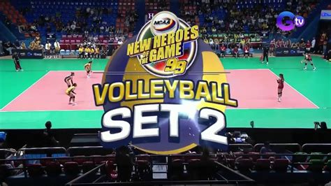 Ncaa Women S Volleyball Uphsd Vs Jru Second Set Ncaa Season