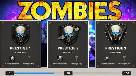 Black Ops Cold War Zombies Prestige System Reach Level Call Of