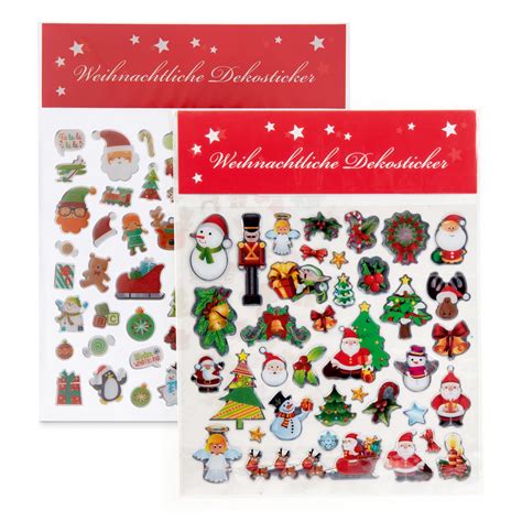 Weihnachtssticker Set Set Hofer