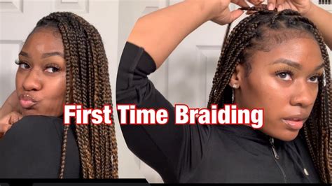 Diy Knotless Box Braids Beginner Friendly Youtube