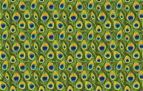 Peacock Pattern Wallpaper