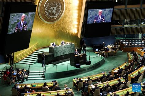 Biden Promises Relentless Diplomacy In Un Debut Amid Rift With Allies Xinhua