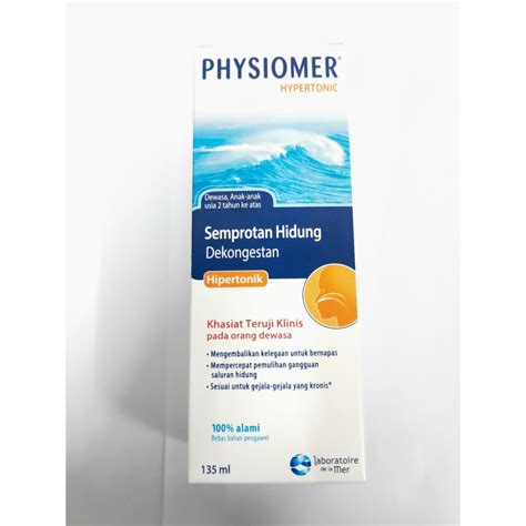 Jual PHYSIOMER HYPERTONIC DECONGESTANT NASAL SPRAY NON AEROSOL DULU