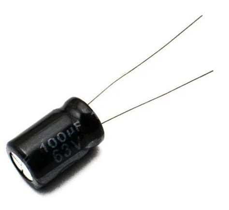 Aluminium 100UF 63V Electrolytic Capacitor For Power Electric At Rs 1