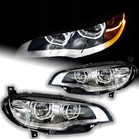 Lampy Przednie Do BMW X6 E71 Z Reflektorami LED I AngelEye 43 OFF