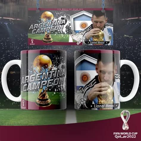 Tazas Cer Mica Argentina Campe N Mundial Qatar En Venta En Por