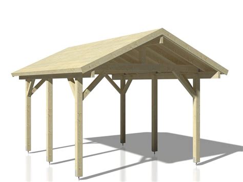 Billig Carport I Tr Carporten Leveres Som Komplet Byg Selv