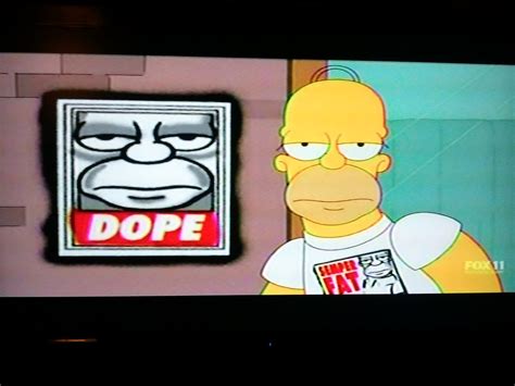 Homer Simpson Dope Poster With Semper Fat T Shirt Homer Si Flickr