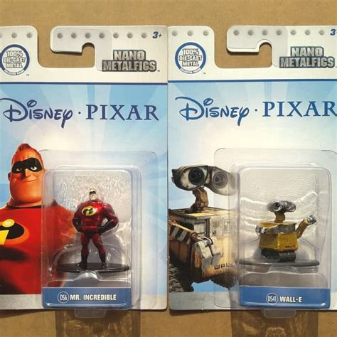 Jada Nano Metalfigs Disney Pixar Set Pcs Mr Incredible And Wall E