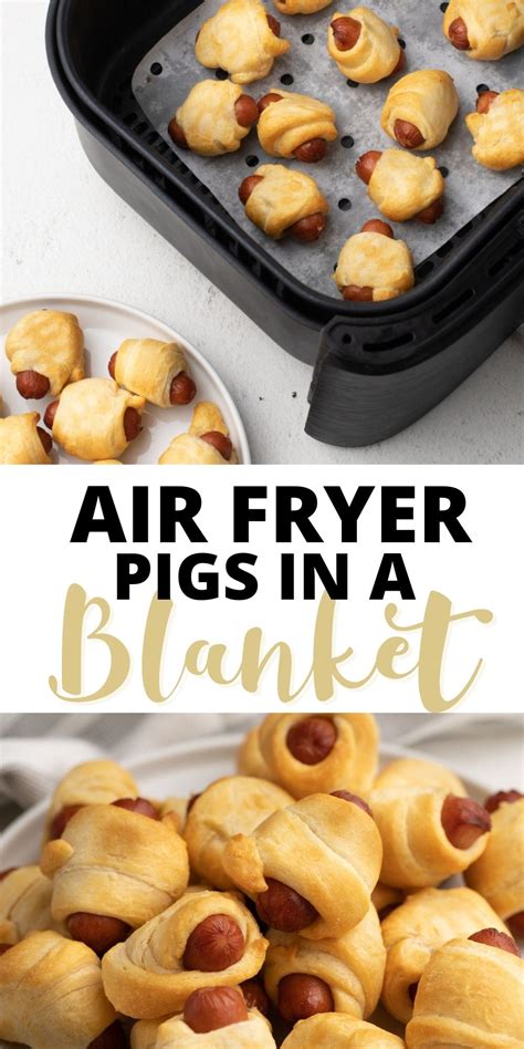 Air Fryer Pigs In A Blanket - PinkWhen