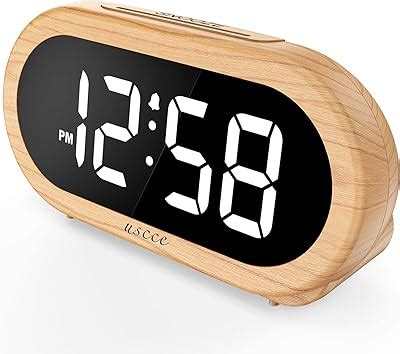 Amazon COLSUR 2022 Newest Digital Alarm Clock Radio With Bluetooth