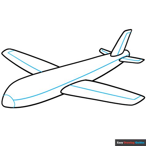 How To Draw A Cartoon Airplane Really Easy Drawing Tutorial – NBKomputer