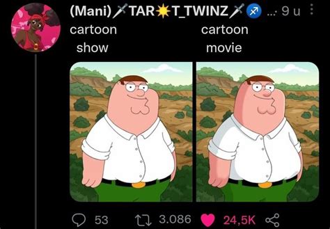 The Cartoon Character Is Shown In Two Different Screens One With An