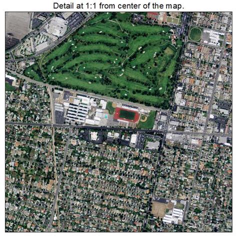 Aerial Photography Map of Arcadia, CA California