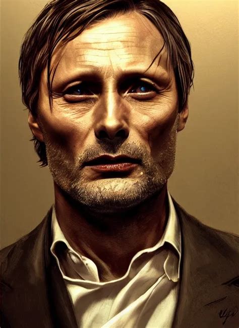 Portrait Of Mads Mikkelsen As Hannibal Lecter Highly Stable Diffusion