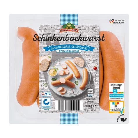 Gut Drei Eichen Schinkenbockwurst G Nstig Bei Aldi Nord