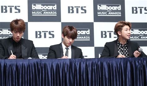 TXT Was Spotted Following BTS's Example at a Recent Press Conference ...