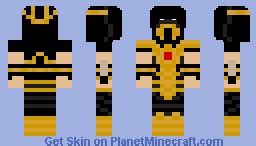 Injustice Gods Among Us: Scorpion Minecraft Skin