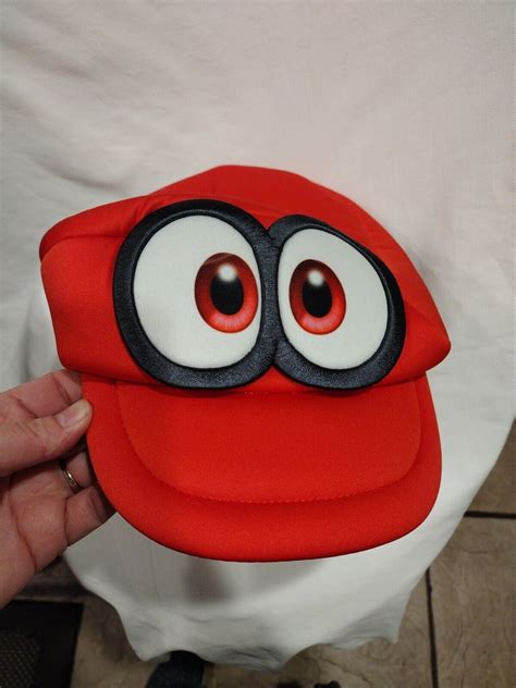 Super Mario Odyssey Cappy Eyes Soft Cosplay Hat 2017-… - Gem