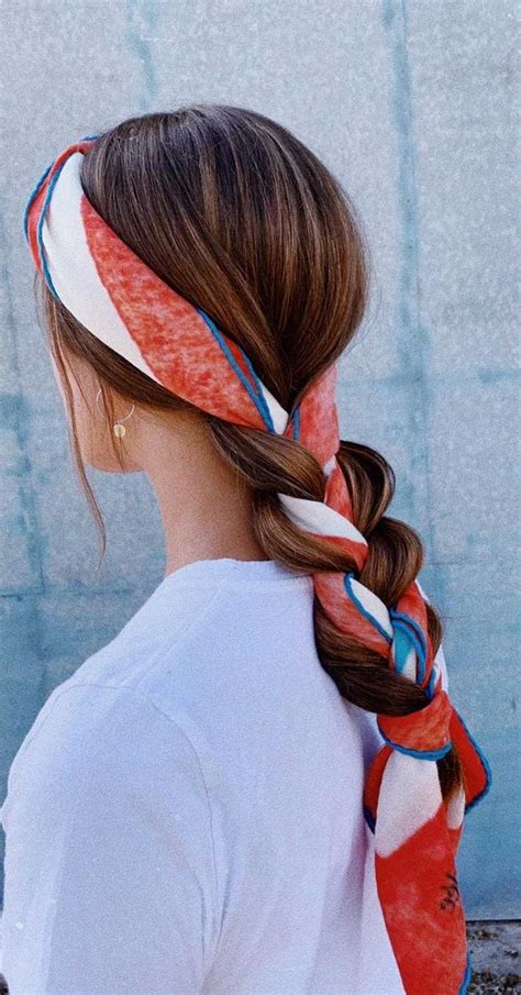 21 Pretty Ways To Wear A Scarf In Your Hair