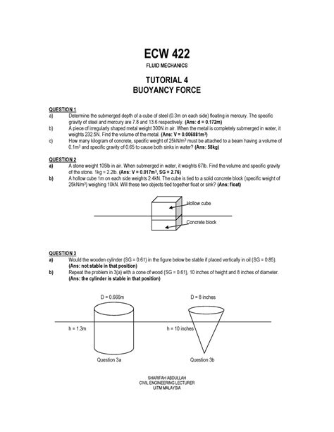 Tutorial Ecw Fluid Mechanics Ecw Fluid Mechanics Tutorial