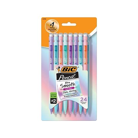 Bic Xtra Smooth Pastel Edition Mechanical Pencil 07mm 2 Medium Lead