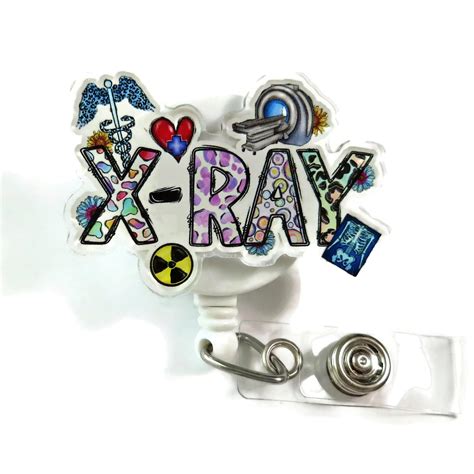 Amazon X Ray Tech Badge Reel Radiology Tech ID Badge Holder XRay