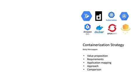 Containerization Strategy Ppt