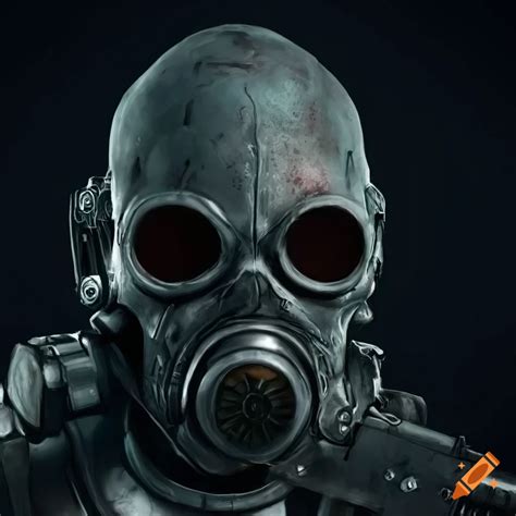 Hyperrealistic Sci Fi Horror Skull Gas Mask Helmet On Craiyon