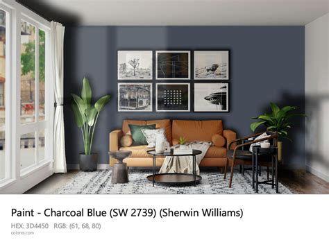 Sherwin Williams Charcoal Blue Sw Paint Color Codes Similar