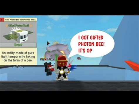 I Got Gifted Photon Bee Its So OP Roblox Bee Swarm Simulator YouTube