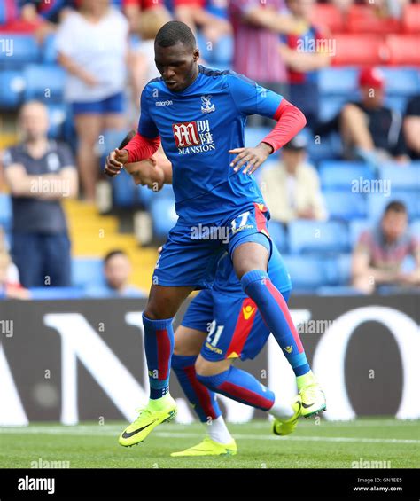 Crystal Palaces Christian Benteke During The Warm Up During The