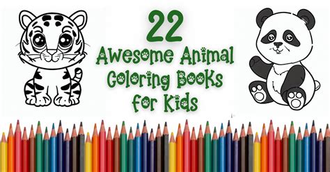 21 Awesome Animal Coloring Books For Kids | TinyBrilliantHumans